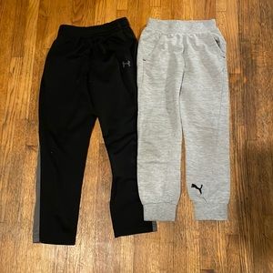 2 sweatpants Size 7 and 6.